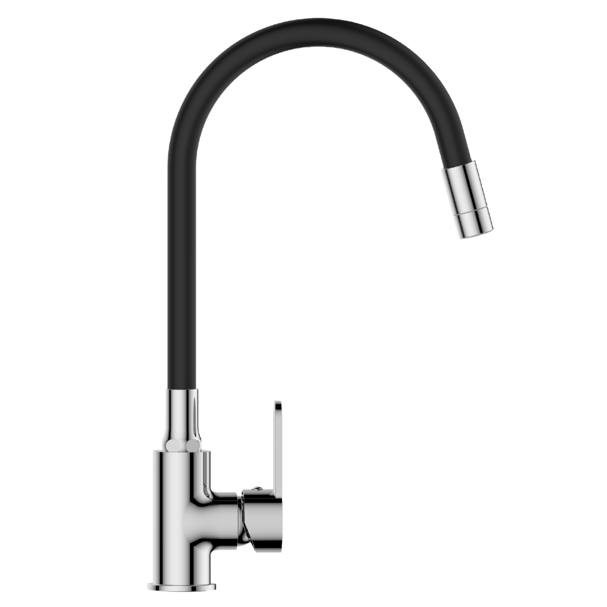 Смеситель для кухни Invena Ksanti с гибким изливом Хром/Черный (BZ-37-008/25308317) Смеситель для кухни Invena Ksanti с гибким изливом Хром/Черный (BZ-37-008/25308317)