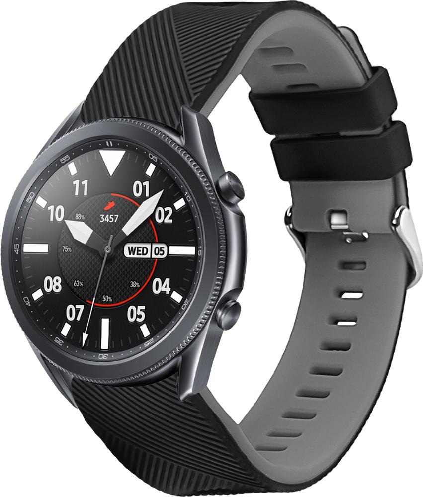 Ремешок Luminic для Galaxy Watch 3 45 мм Black Grey (26659-53)