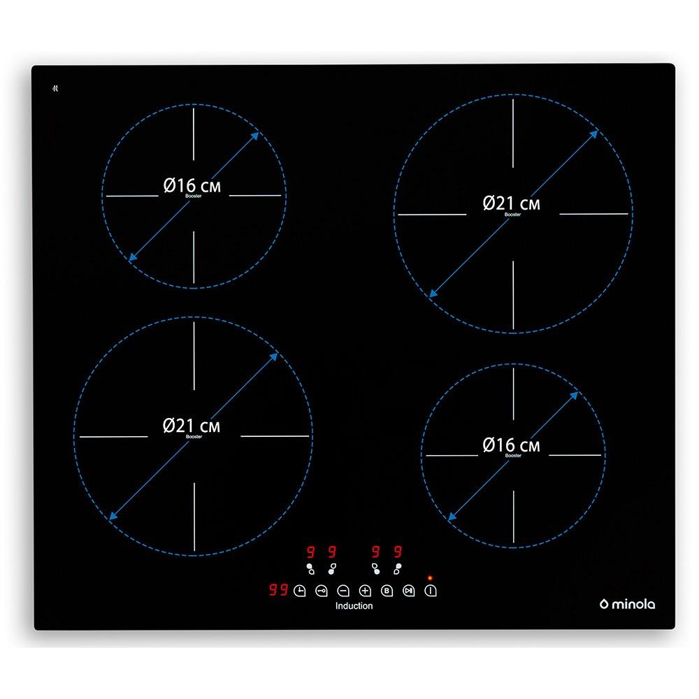 Варочная поверхность индукционная Minola MI 6042 GBL - фото 2