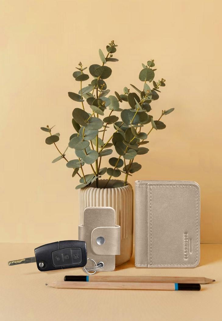 Набор кожаных аксессуаров AUTO 1.0 Светло-бежевый (A-028305)