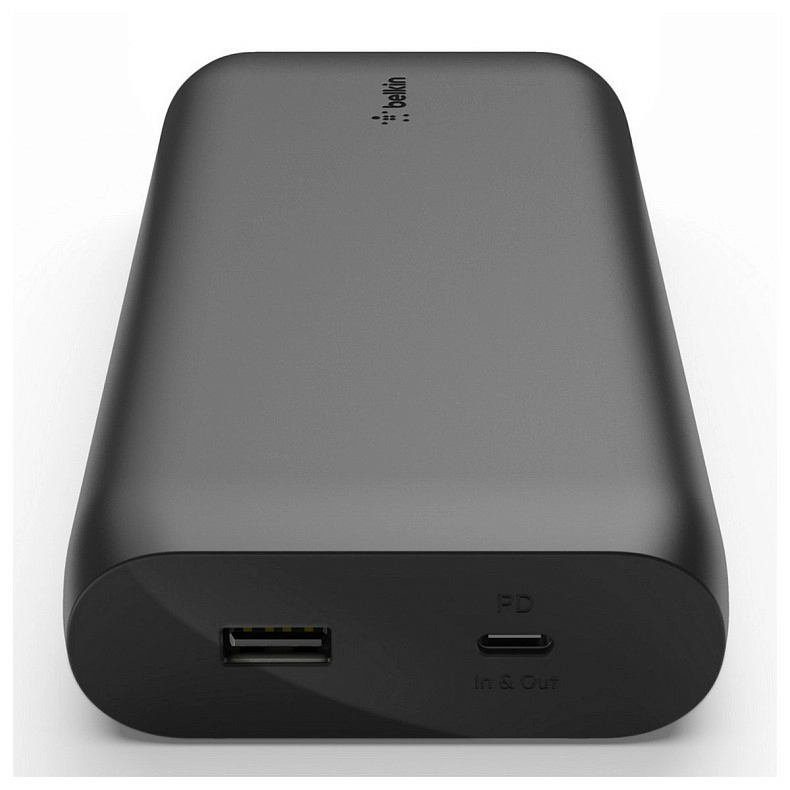 Зовнішній акумулятор Belkin Power Bank 20000mAh 30W USB-A USB-C Black 20000mAh - фото 3