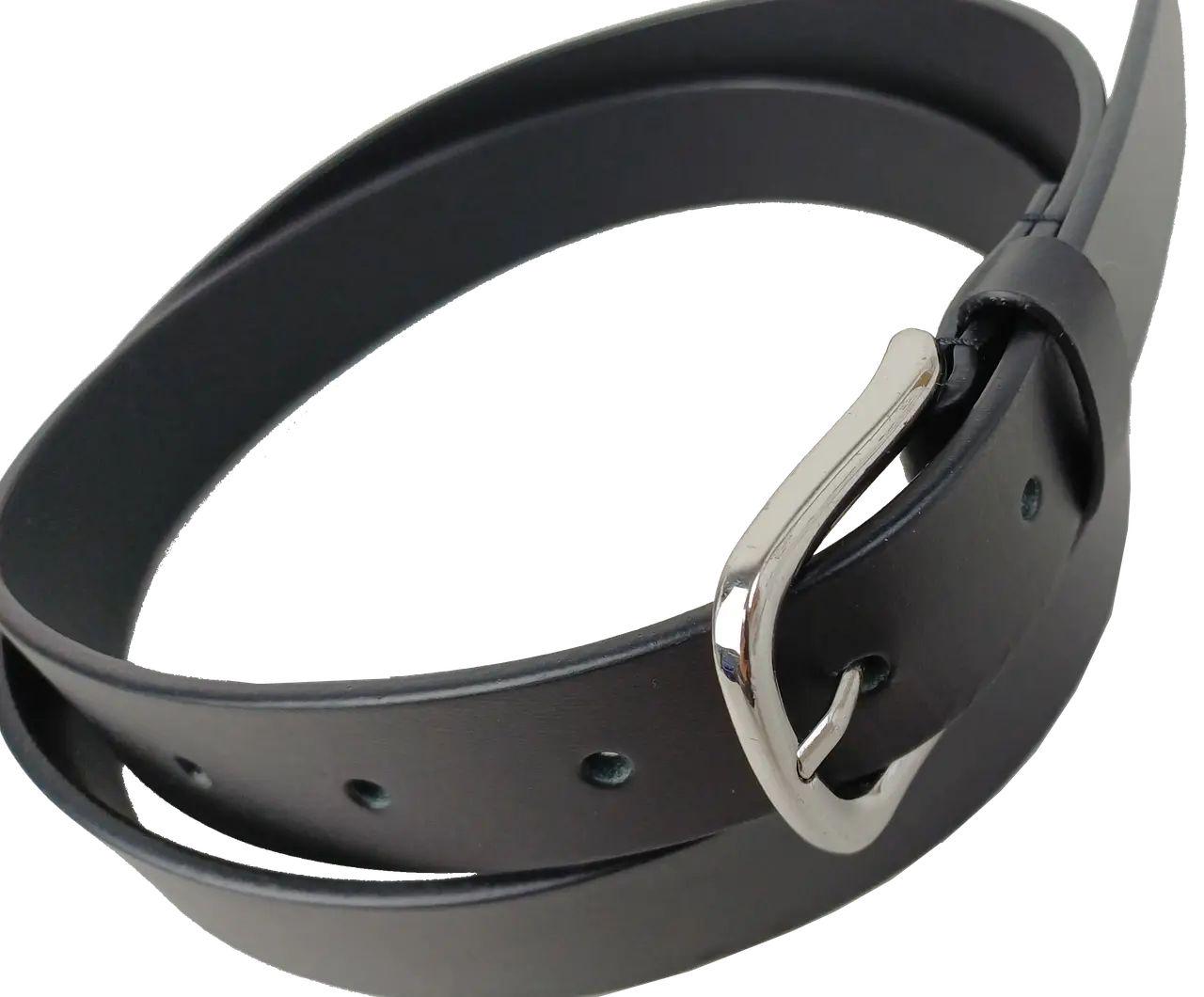 Ремінь жіночий Isa-Traesko шкіряний 100х2,5 см Чорний (4061462879708) - фото 3 Ремінь жіночий Isa-Traesko шкіряний 100х2,5 см Чорний (4061462879708) - фото 3