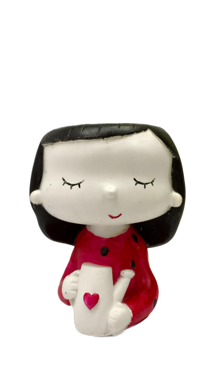 Свеча соевая в кашпо Олеся (4006)