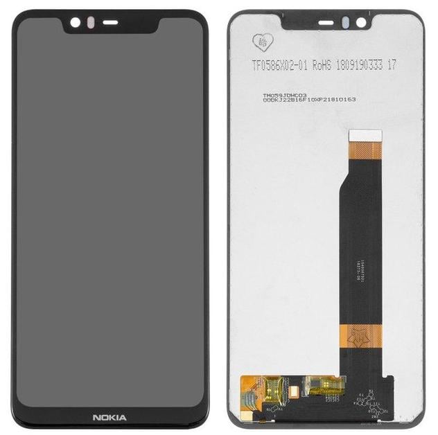 Дисплейний модуль Liquid Crystal Display/Touchscreen для Nokia 5,1 Plus/X5 2018 TA-1109 Чорний (000043716)