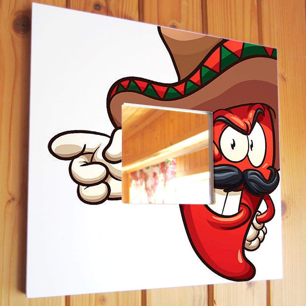 Зеркало декоративное Мексикано Перец 260х260 мм (M03720)