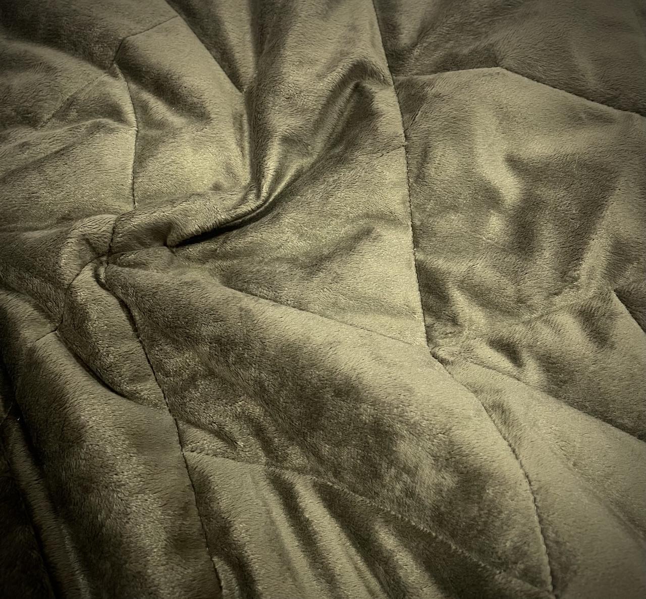 Плащівка стьогана двостороння на хутрі хакі (24479387) - фото 3 Плащівка стьогана двостороння на хутрі хакі (24479387) - фото 3