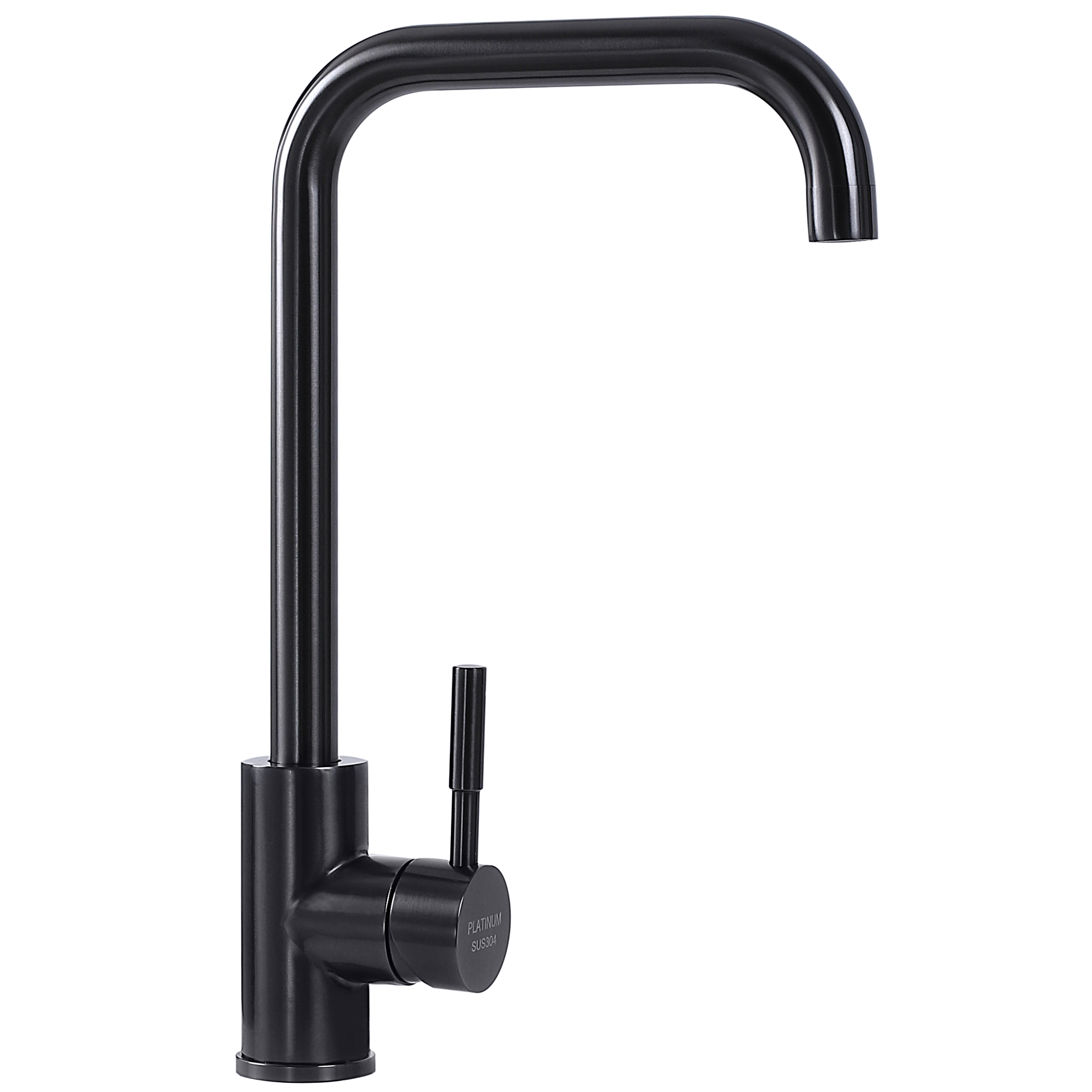 Смеситель для кухни PLATINUM 8004B-LJ PVD PLS-A32767 однорычажный Черный (151932)