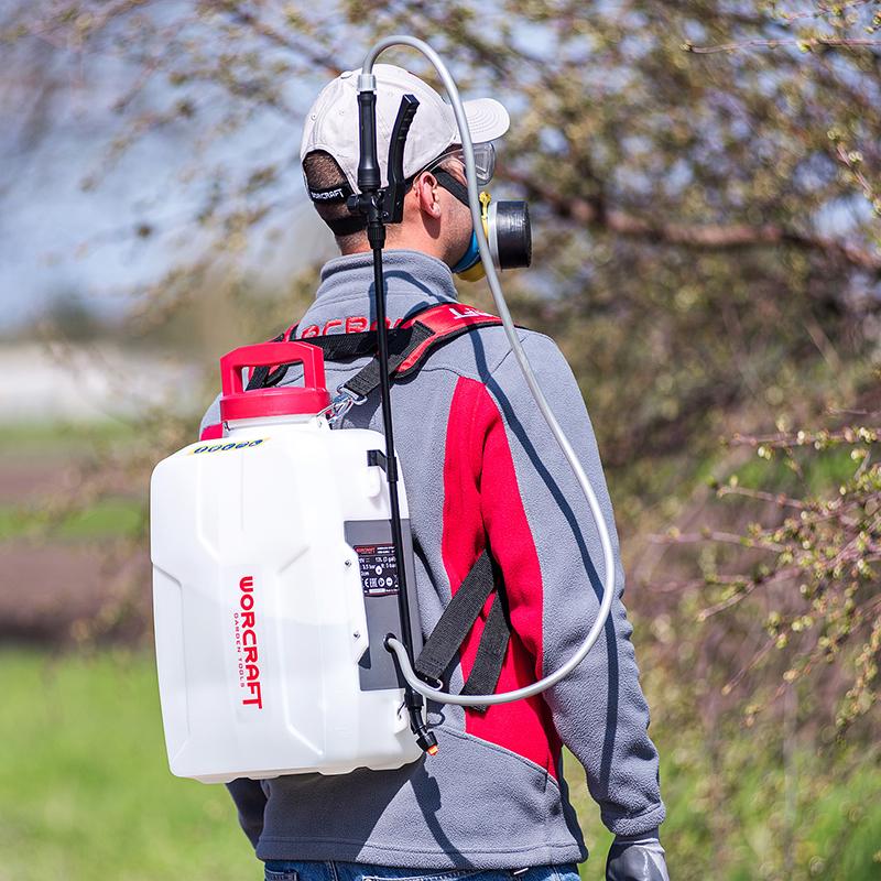 Оприскувач акумуляторний Worcraft CBS-S20LI з акумулятором 4А і зарядним 12 л (43126) - фото 11