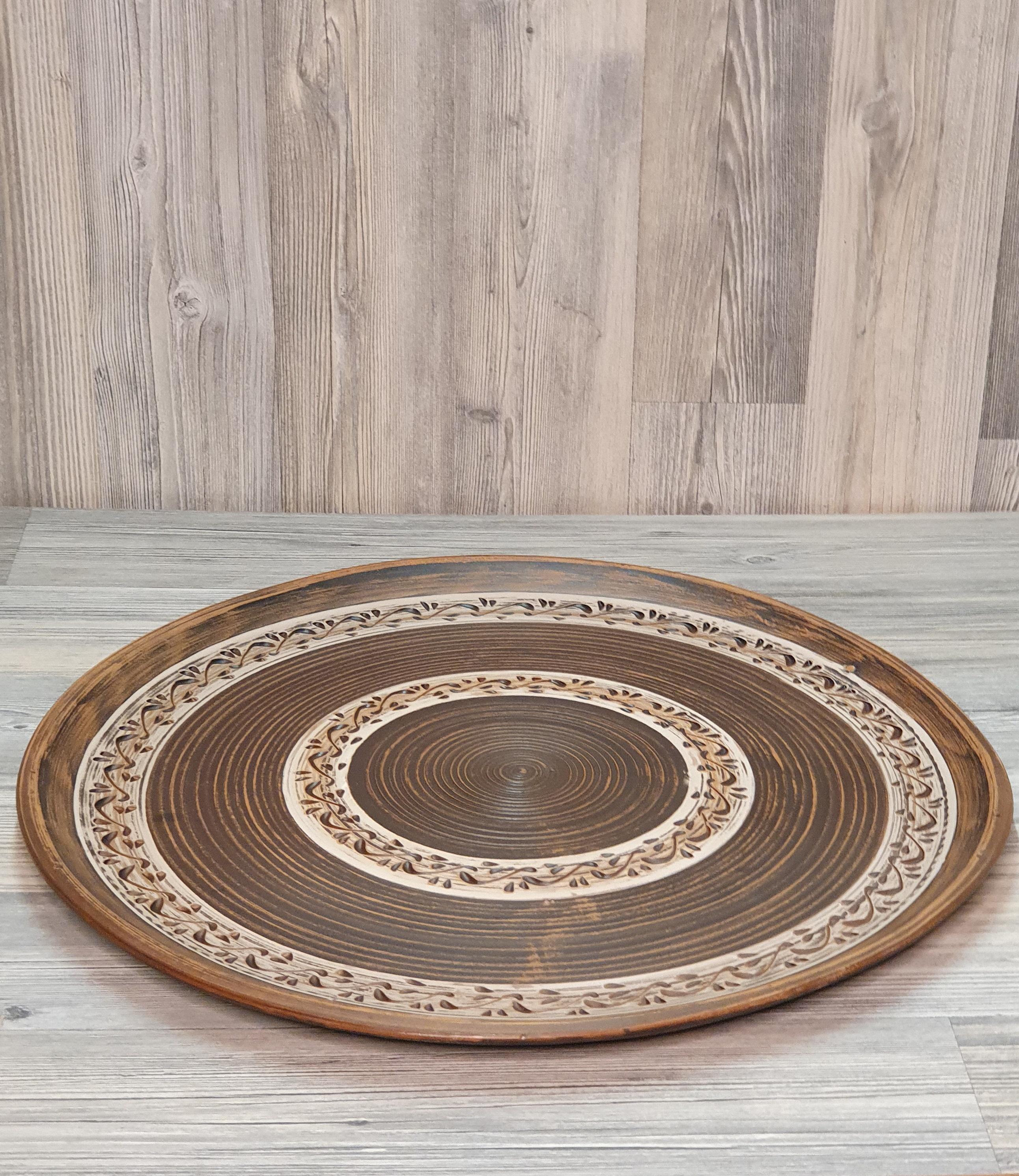 Блюдо сервировочное глиняное (5112) - фото 2