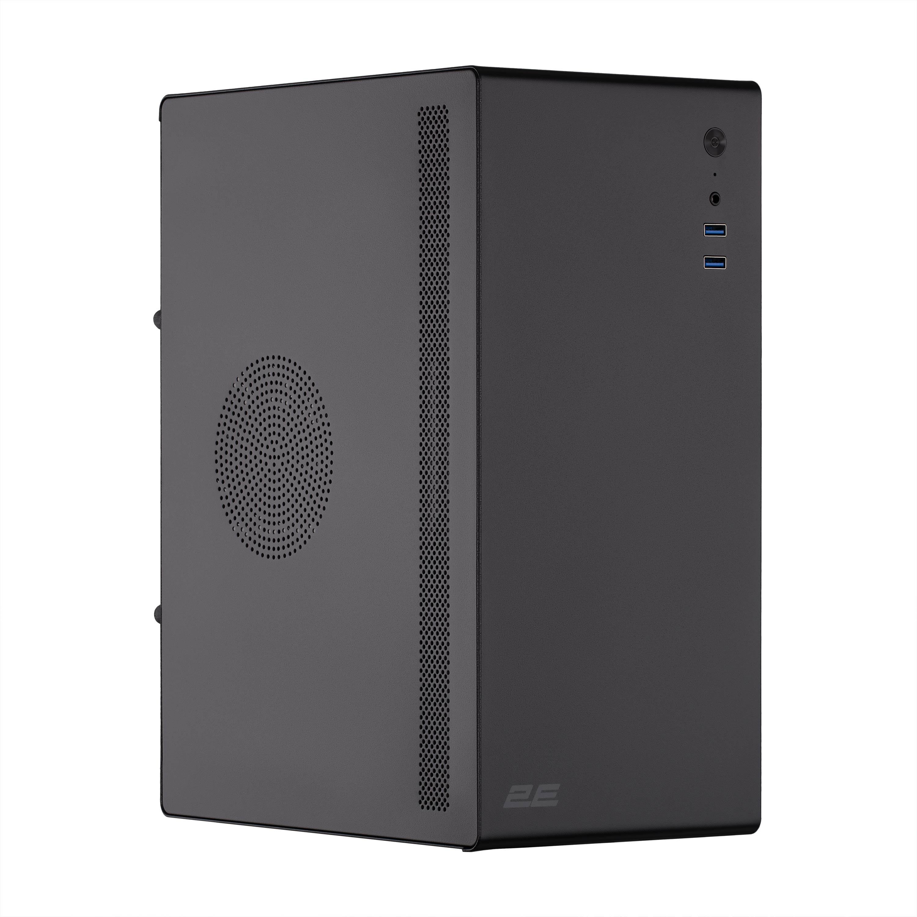 Корпус для комп'ютера 2E Credo V200B-400 Mini Tower mATX блок живлення 400 Вт Чорний (2E-V200B-400)