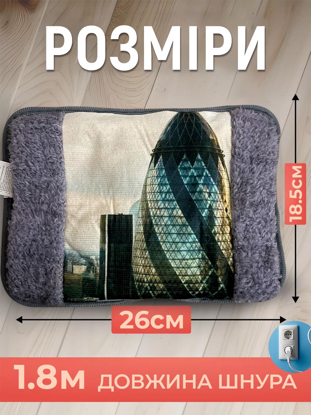 Электрическая грелка Borsa Acqua Небоскребы муфта с автоотключением Фиолетовый (c2608330) - фото 4