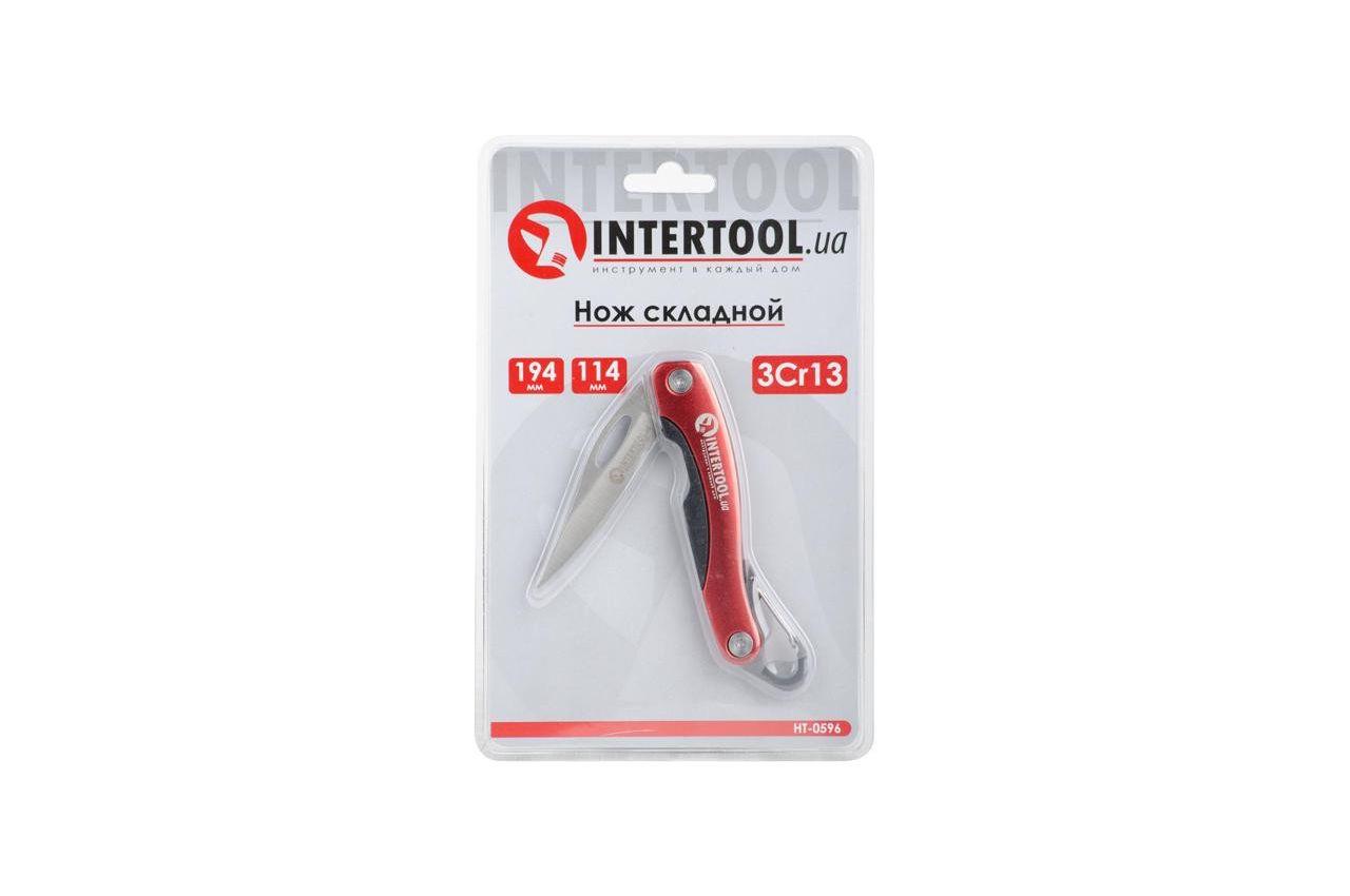 Ніж універсальний Intertool складаний 194 мм (HT-0596) - фото 2 Ніж універсальний Intertool складаний 194 мм (HT-0596) - фото 2
