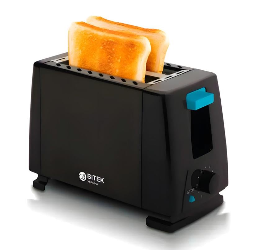 Тостер BITEK BT-263 1000W Black (30151160ER) - фото 1 Тостер BITEK BT-263 1000W Black (30151160ER) - фото 1