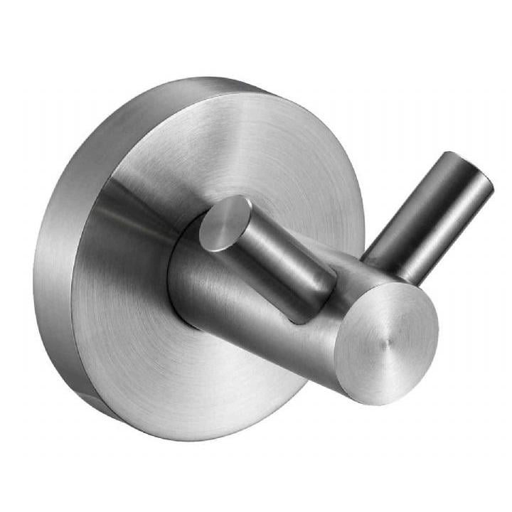 Крючок двойной Nofer NIZA SATIN из нержавеющей стали Satin (16852.S)