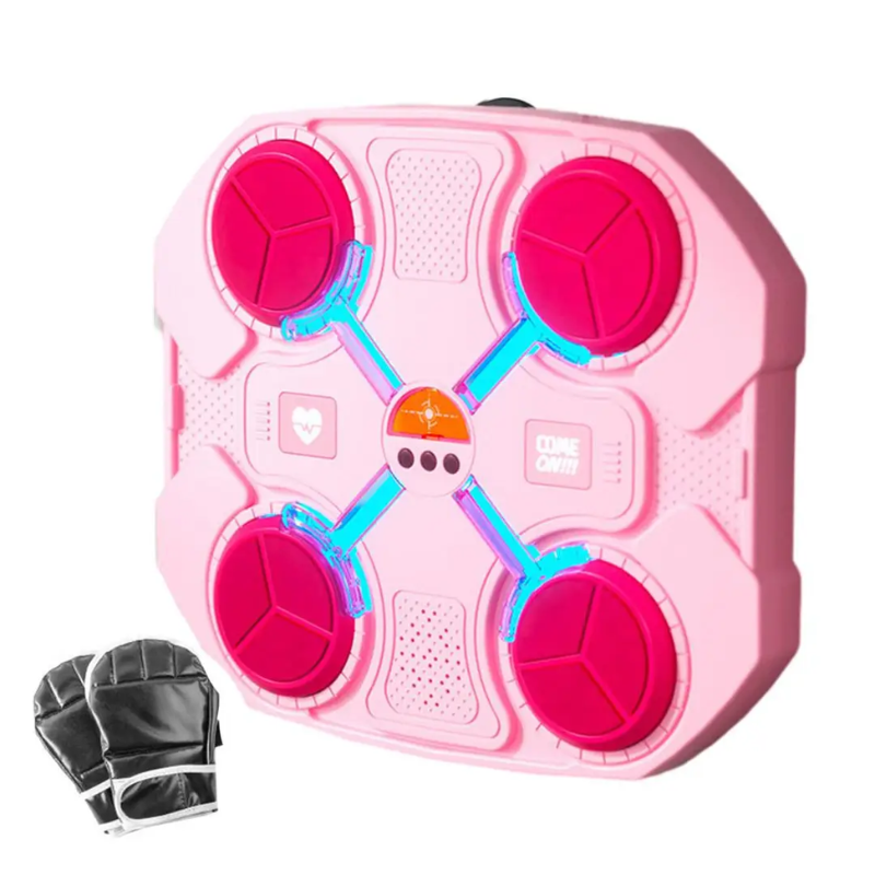 Тренажер боксерський настінний з підсвічуванням та музикою 32х28 см Рожевий (2479517858) - фото 3 Тренажер боксерський настінний з підсвічуванням та музикою 32х28 см Рожевий (2479517858) - фото 3