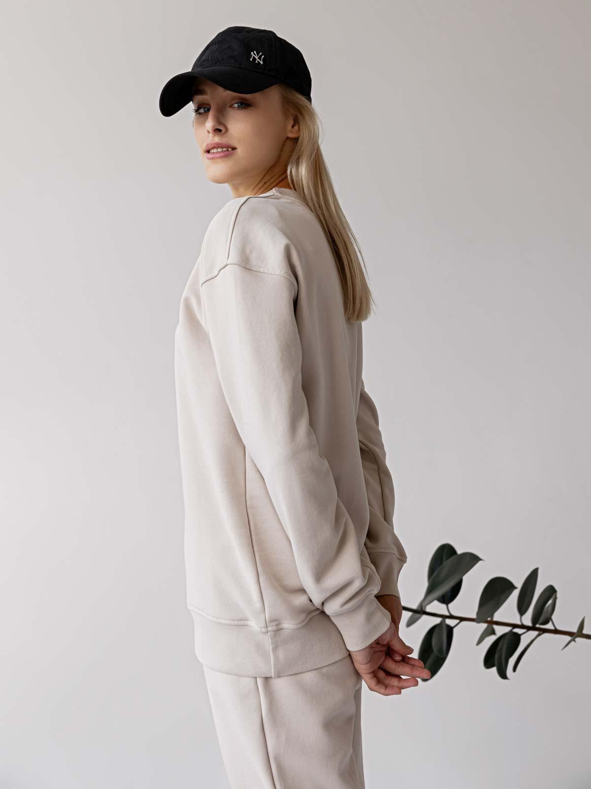 Світшот жіночий базовий FROMUS S/M Айворі (2567-57) - фото 4 Світшот жіночий базовий FROMUS S/M Айворі (2567-57) - фото 4