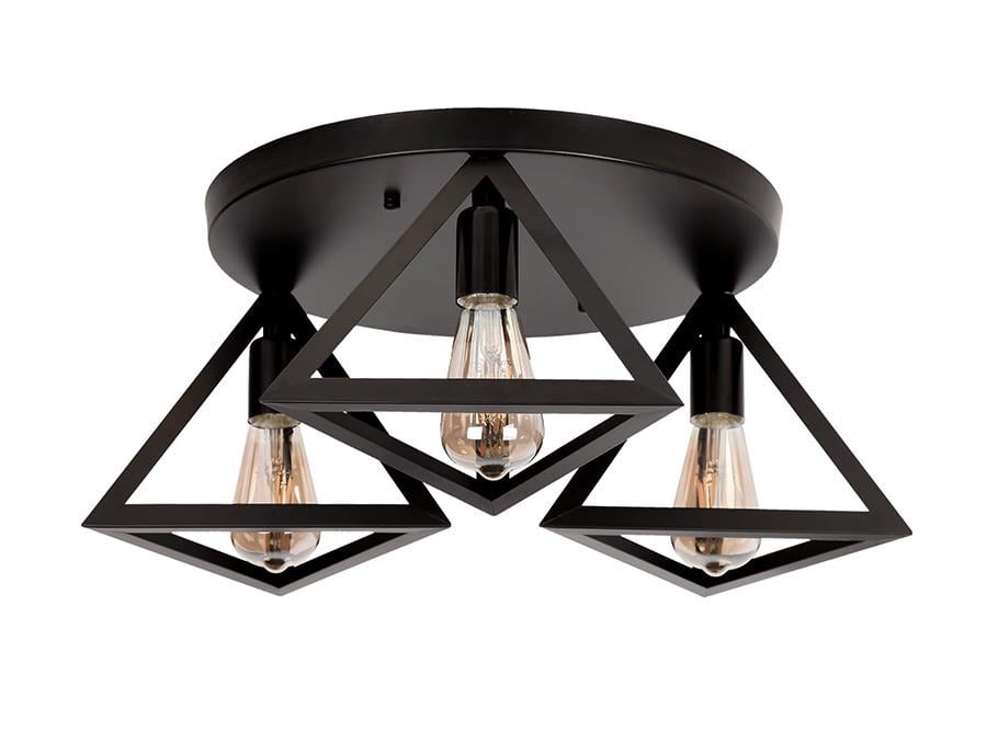 Люстра Levistella 756XPR220F-3 BK 400 на три плафони Чорний (1887931561)