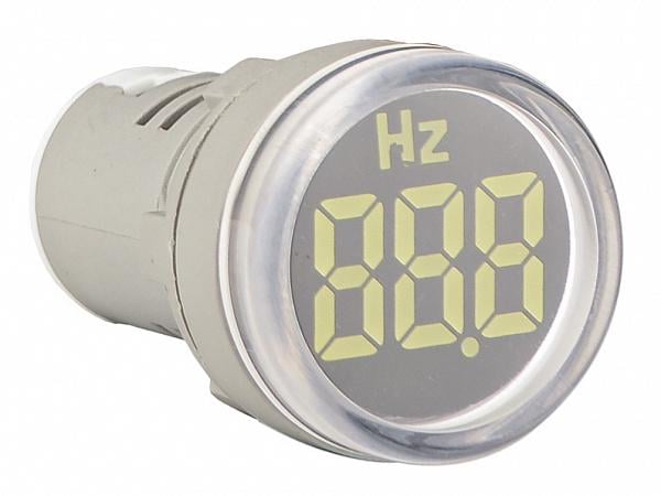 Частотомер цифровой АСКО-УКРЕМ U-ADM-Hz 5-99Hz круглый ø 22 мм Белый (A0190010167)