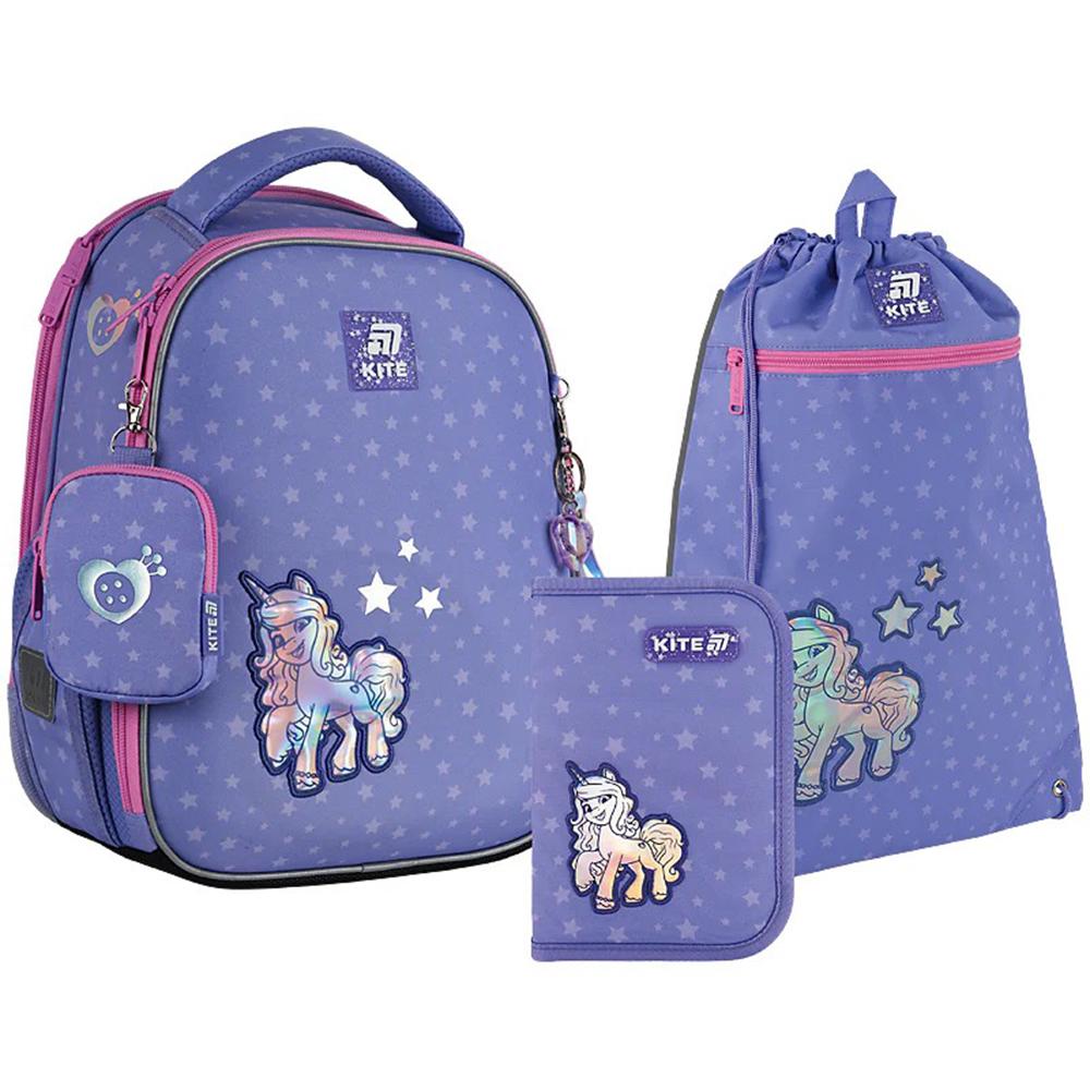 Шкільний набір KITE My Little Pony рюкзак/пенал/сумка для взуття (SET_LP25-555S) Шкільний набір KITE My Little Pony рюкзак/пенал/сумка для взуття (SET_LP25-555S)