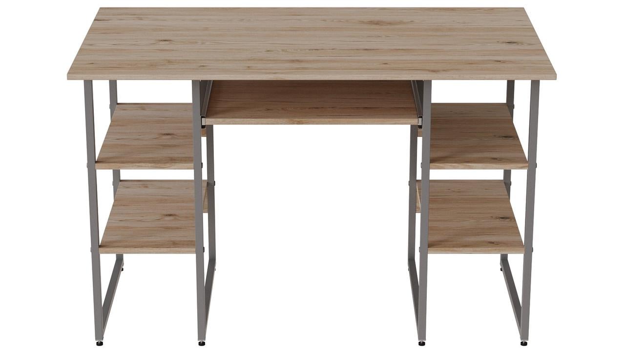 Компьютерный стол Ferrum-decor Тим ДСП 32 мм 75x140x70 см Серый/Дуб Сан-Марино (FRD-101905) - фото 3 Компьютерный стол Ferrum-decor Тим ДСП 32 мм 75x140x70 см Серый/Дуб Сан-Марино (FRD-101905) - фото 3