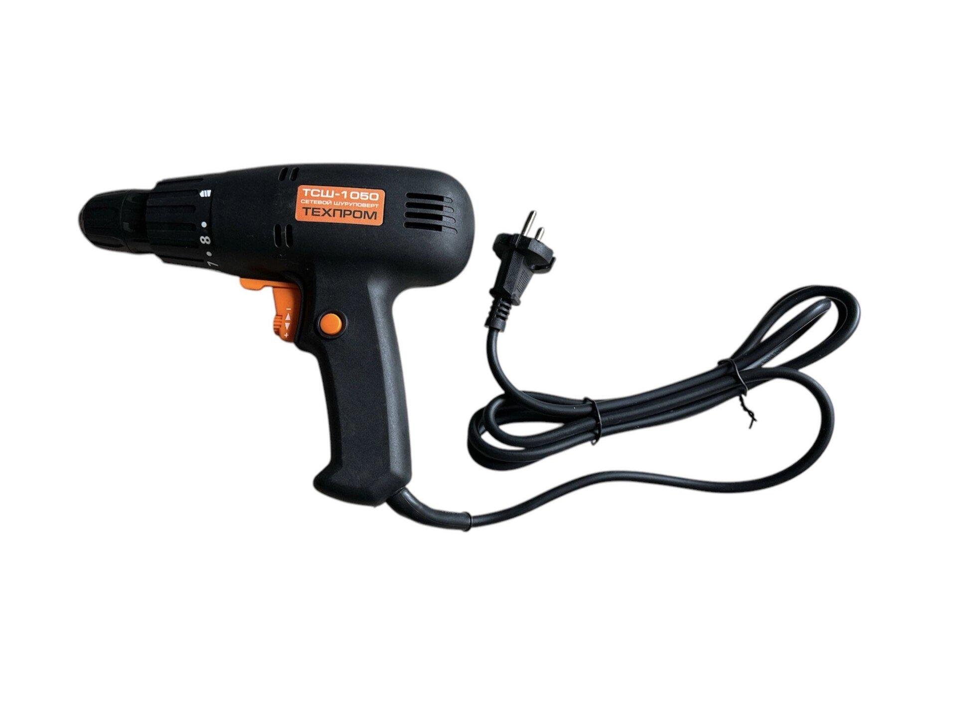 Шуруповерт сетевой Техпром ТСШ-1050 (26426683)