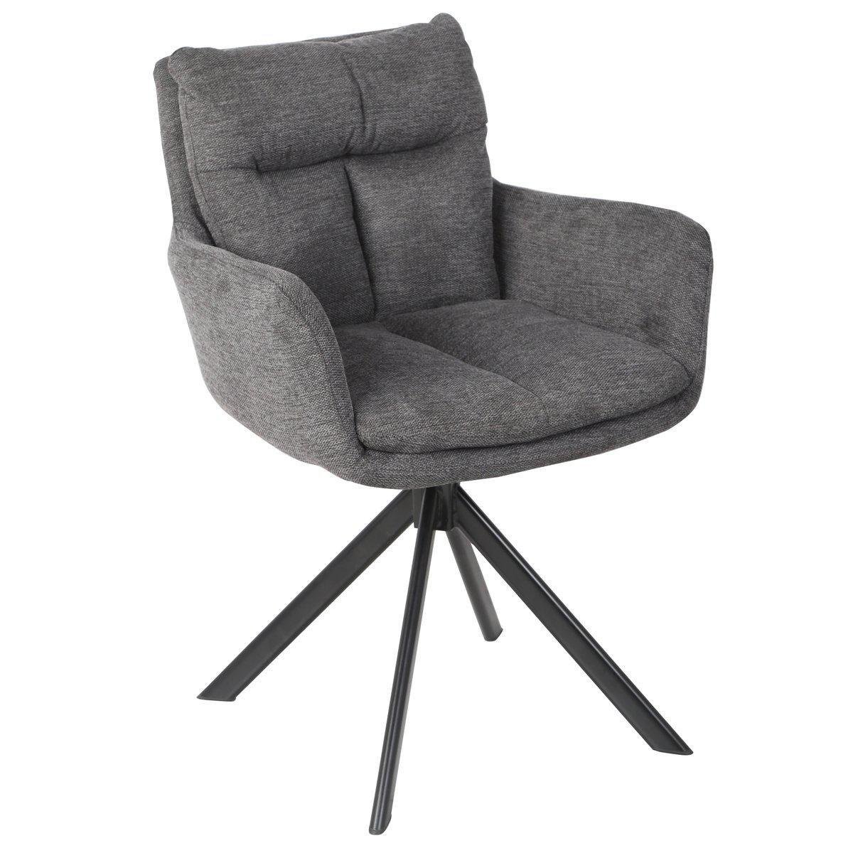 Стул кухонный Intarsio HUNTER ткань оборот 180° Черный/Темно-серый (HUNTERDGY) Стул кухонный Intarsio HUNTER ткань оборот 180° Черный/Темно-серый (HUNTERDGY)