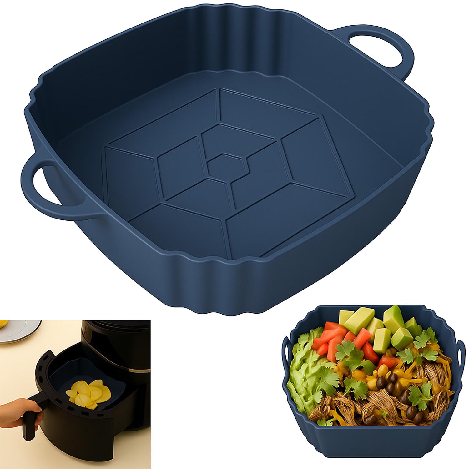 Форма для аерогрилю 20х20 см Синій (87417) - фото 14 Форма для аерогрилю 20х20 см Синій (87417) - фото 14