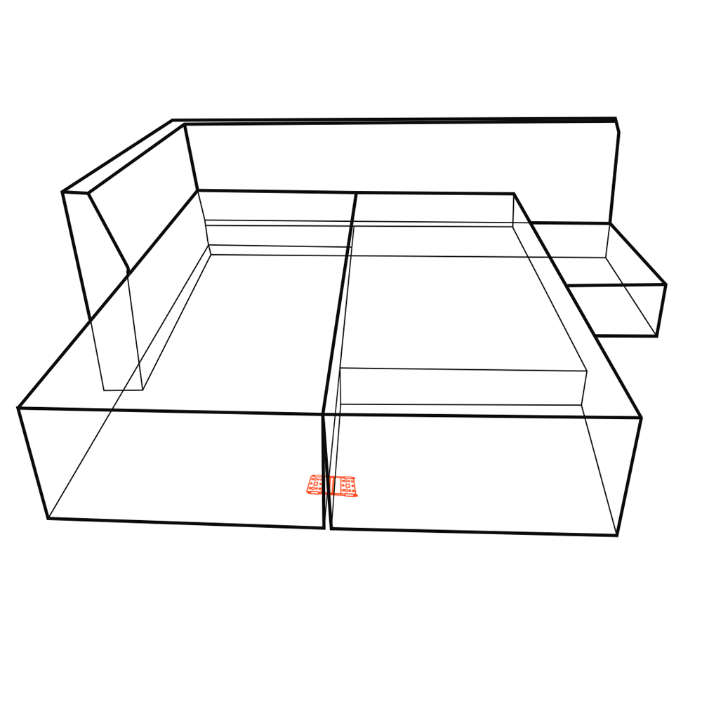 Зачіп меблевий Ф222.03.09 модульний - фото 3