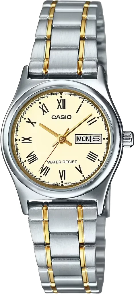 Наручные часы женские Casio LTP-V006SG-9B Lady Timeless Collection Бежевый (2822902929)