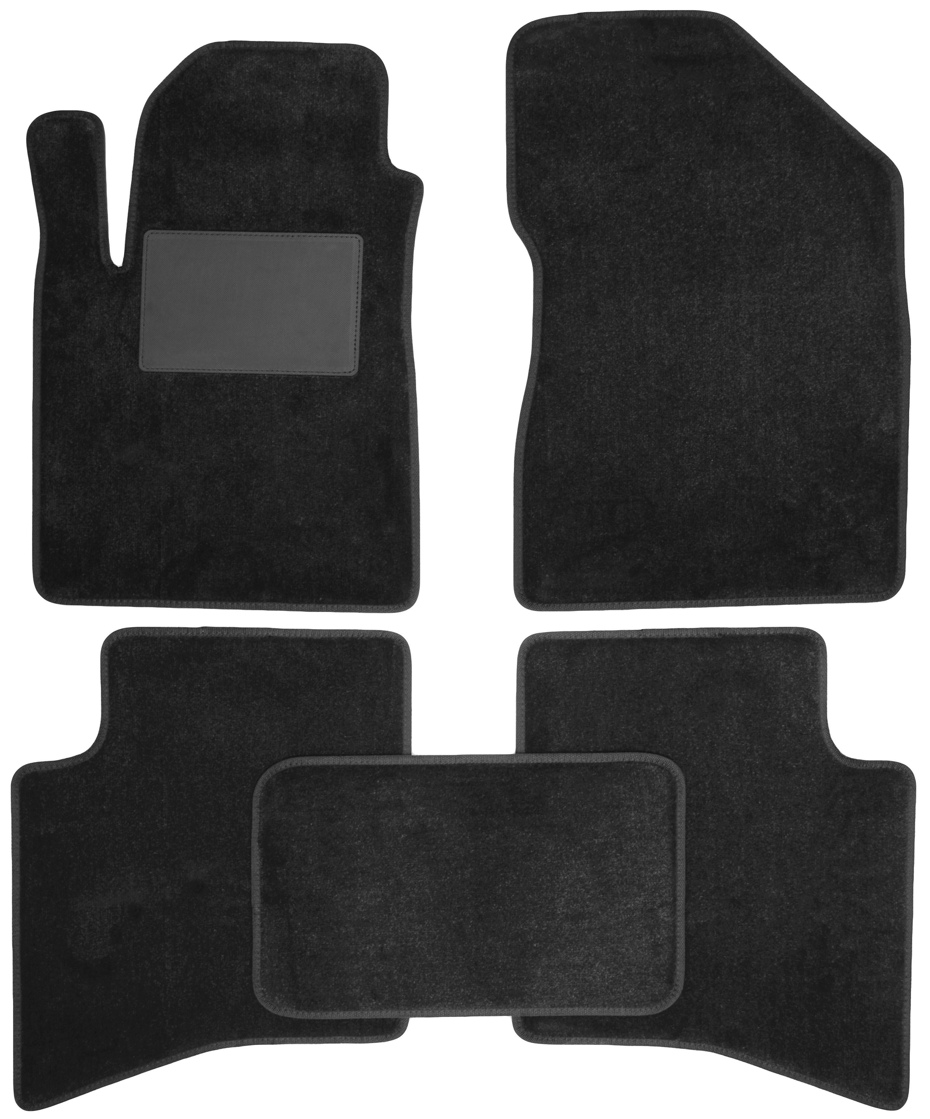 Коврики в салон Optimal для Geely MK/MK Cross HB '11-15 текстильные Черный