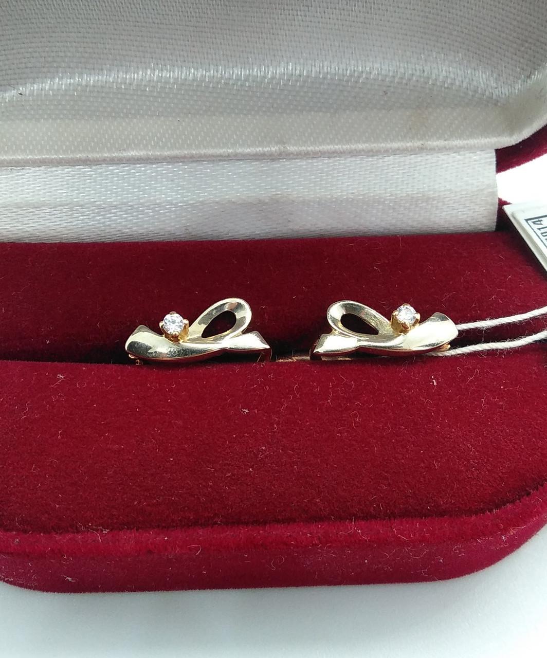 Серьги золото 585° 2,86 г (1802442)