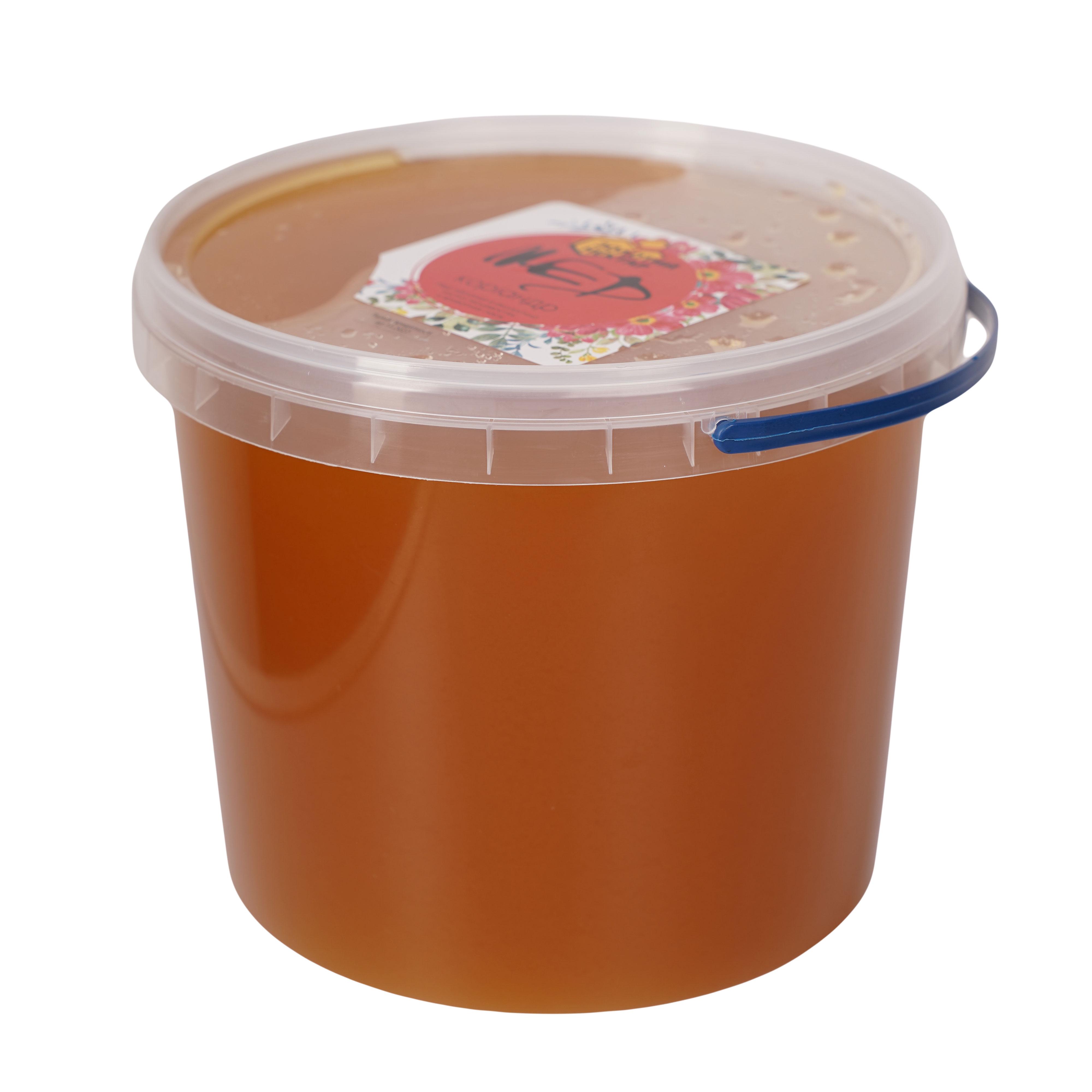 Мед кориандровый натуральный пчелиный Золотой Нектар в ведре 28 кг 20 л