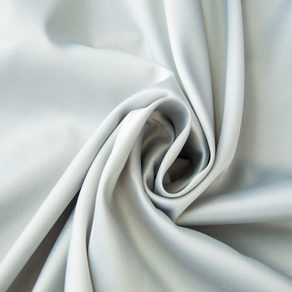 Тканина костюмно-плательна атлас IDEIA Lux V-23 1,5 м Світло-сірий (2200004028491)