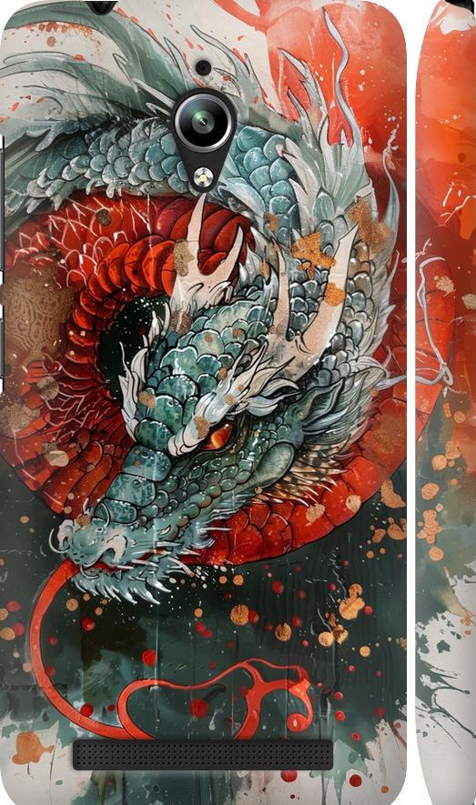 Чехол на Asus Zenfone Go ZC500TG Стихия огня (6101m-160-42517)