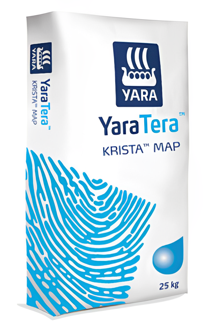 Удобрение моноамоний фосфат Yara Tera Krista МAP водорастворимое 25 кг