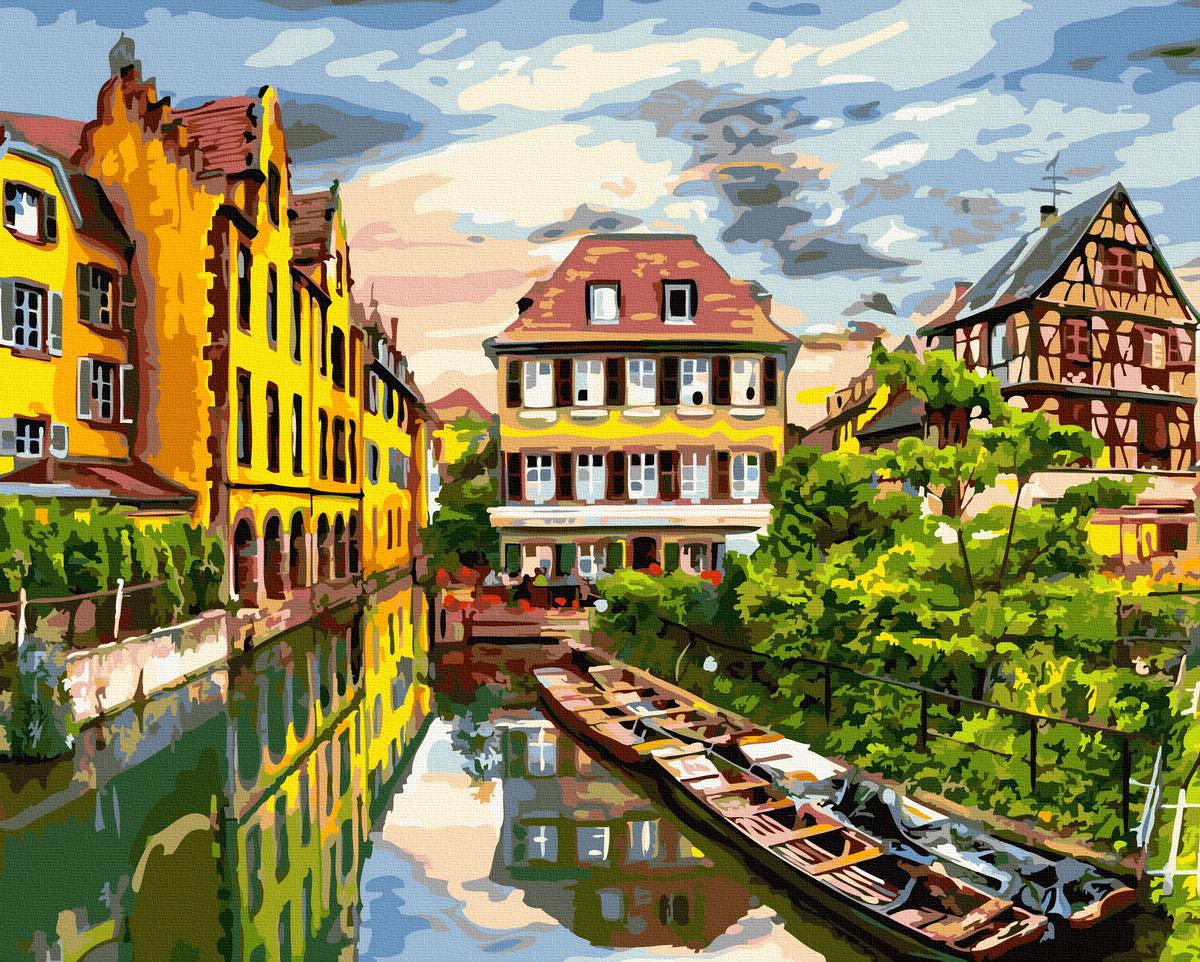 Картина по номерам Brushme Уютный старый город 40x50 см (GX40379)