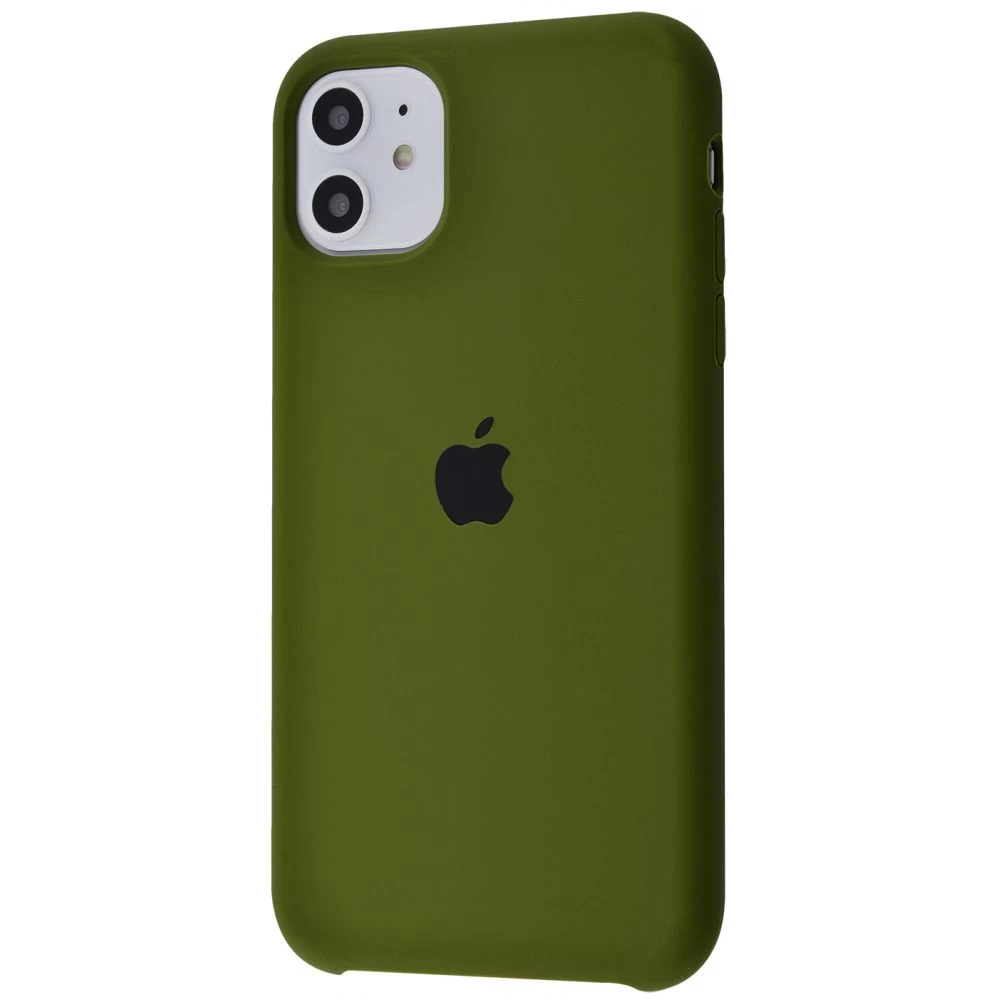 Силиконовый Чехол Накладка Silicone Case для iPhone 11 Army Green