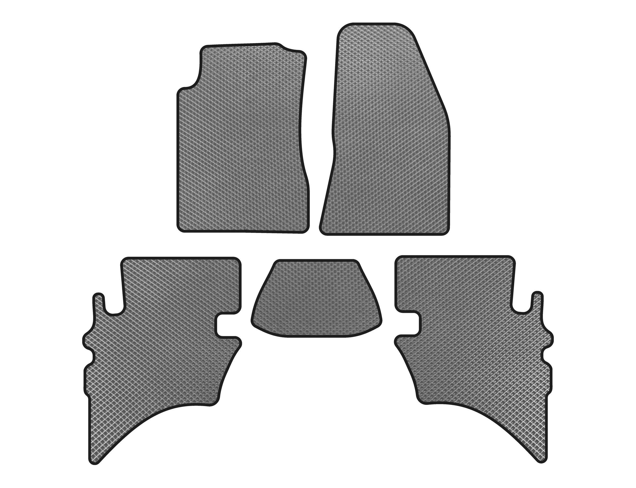 Коврики Digital Designs EVA для Ford Ranger 2002-2006 гг. этилвинилацетат Серый (143066)
