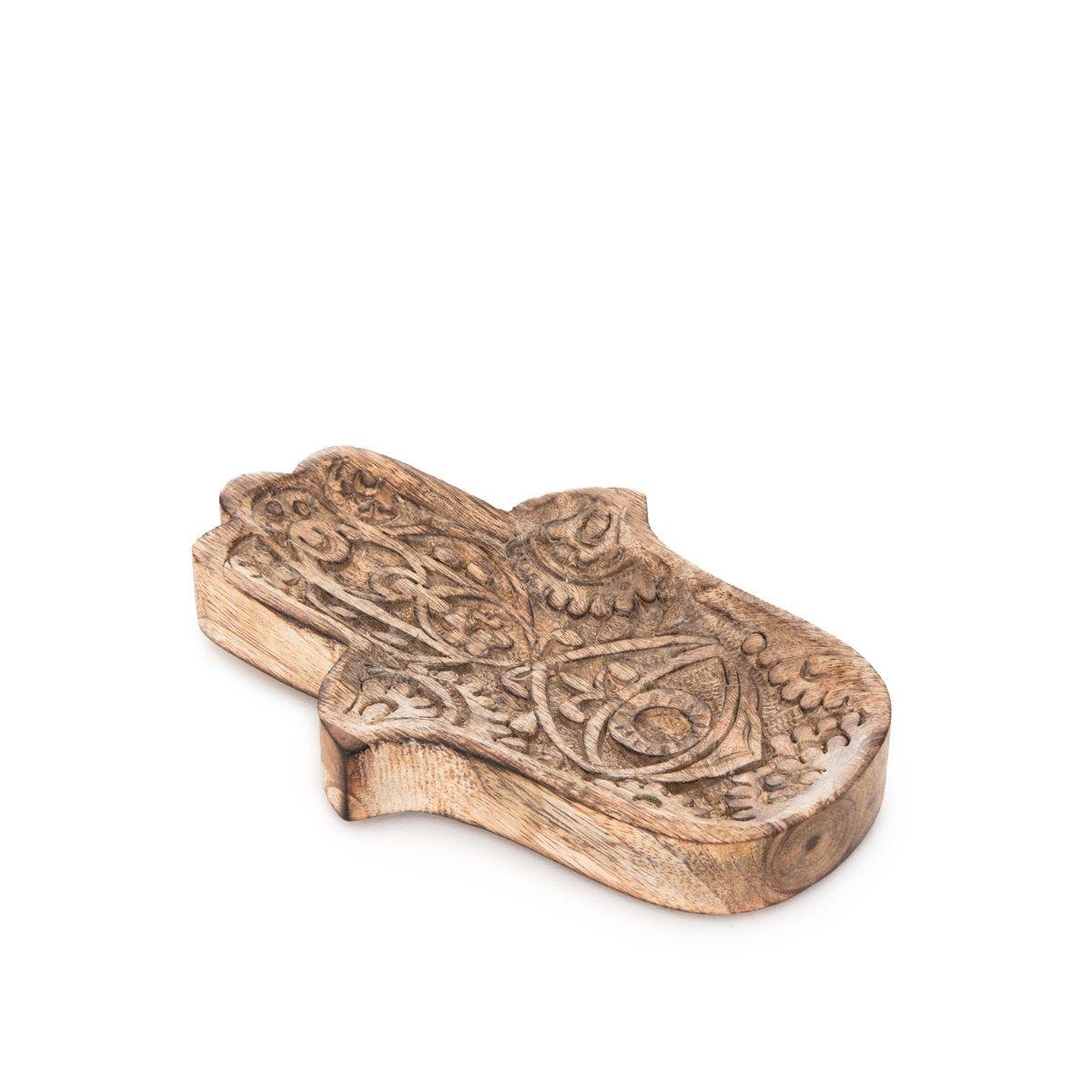 Подставка декоративная Homla HAMSA 15x10x2 см Коричневый (215412) Подставка декоративная Homla HAMSA 15x10x2 см Коричневый (215412)