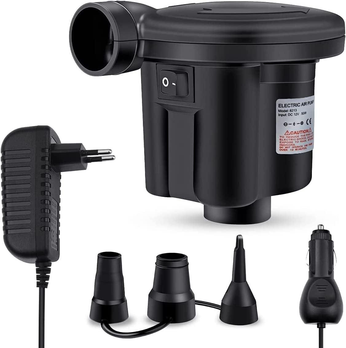 Электронасос HAOYAO с 3 насадками Черный (9/825) Электронасос HAOYAO с 3 насадками Черный (9/825)