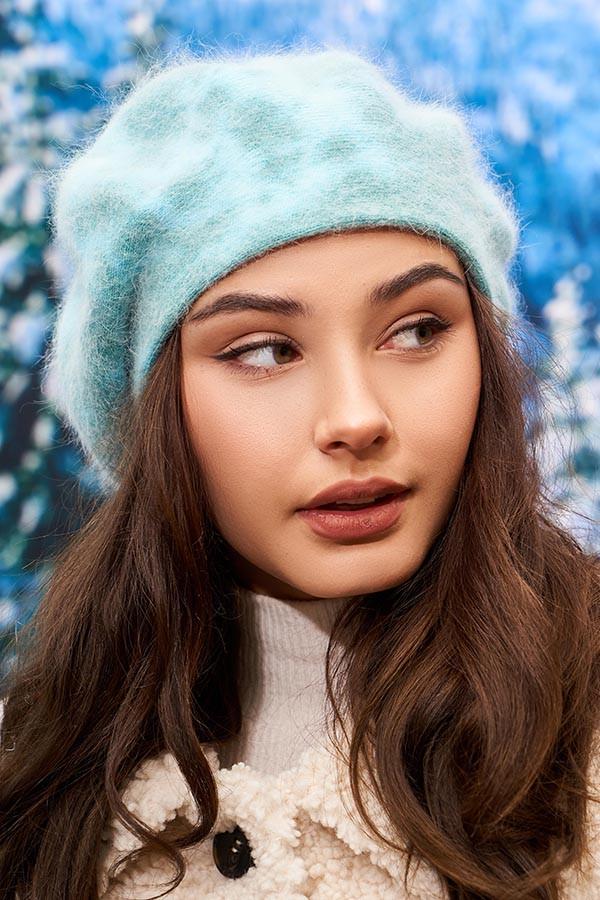 Берет женский шерстяной Braxton Фиби тай-дай Мятный (6010-2/26479228)