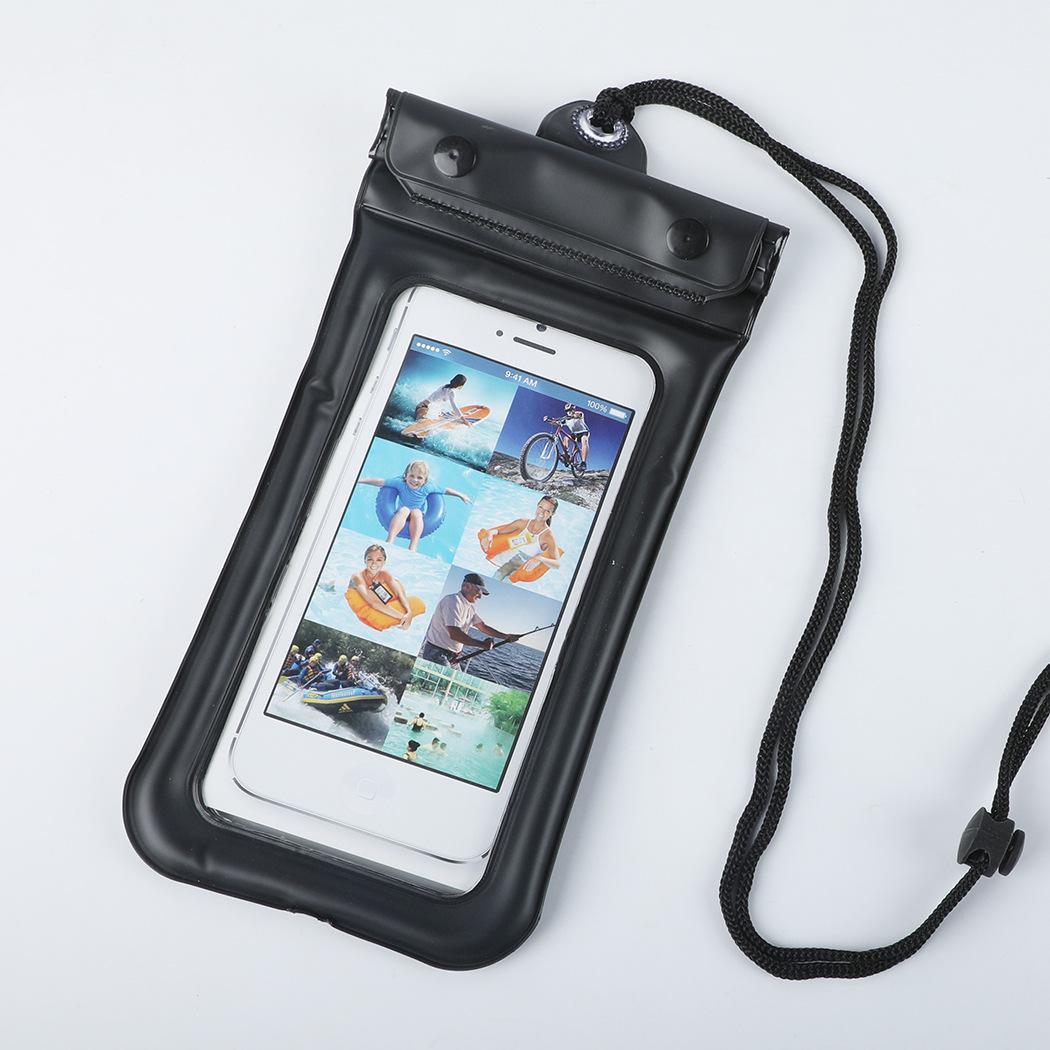 Чохол водонепроникний до 6.4 дюймів для фото і відео під водою на кнопках Чорний (Е051130)