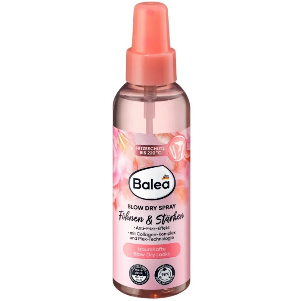 Спрей для сушки и укрепления волос Balea Föhn-Spray Blow Dry & Stärken 150 мл