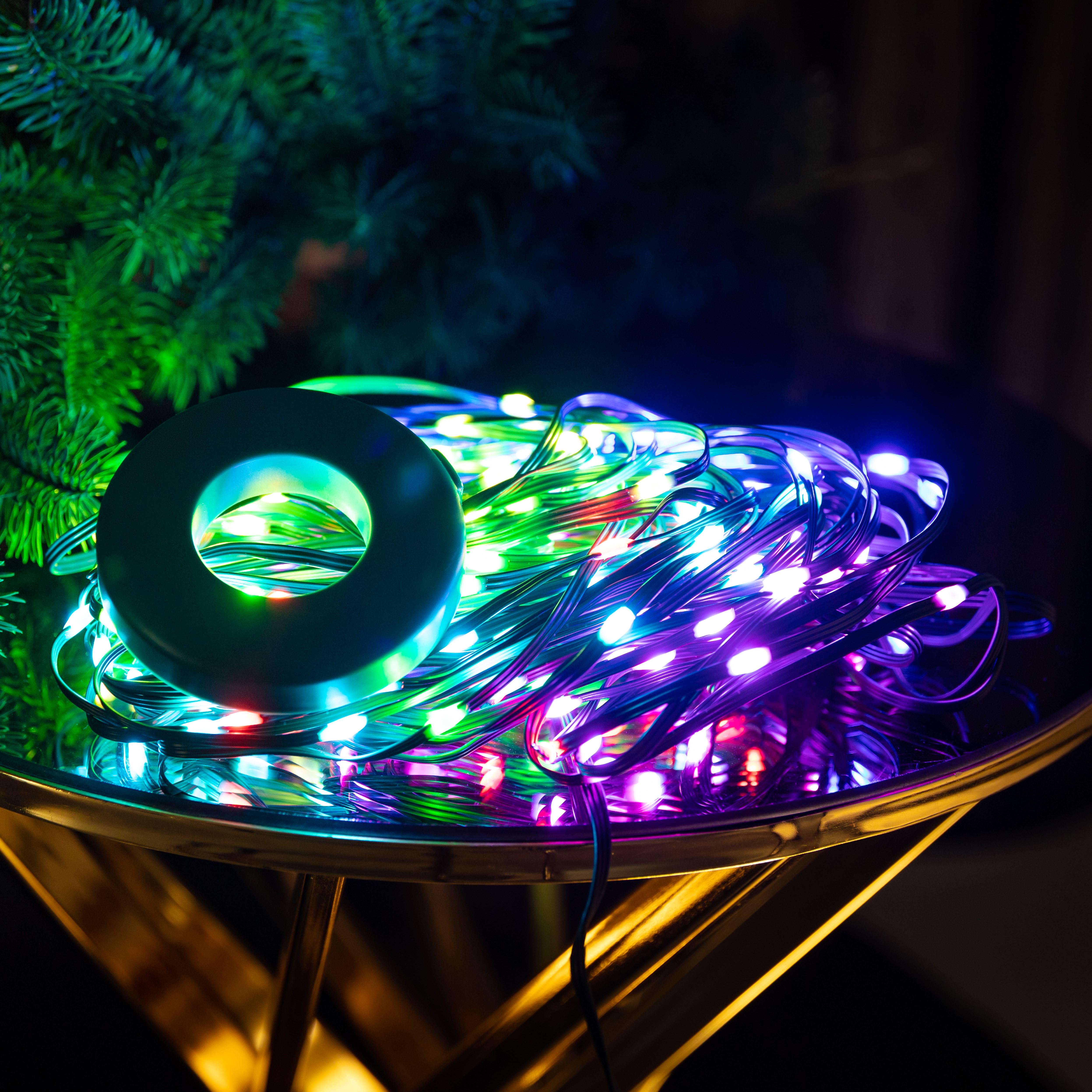 Гирлянда умная GarlandoPro 1733043GR Smart 250 LED 2,5 м с управлением со смартфона Разноцветный (118-107-1733043GR)