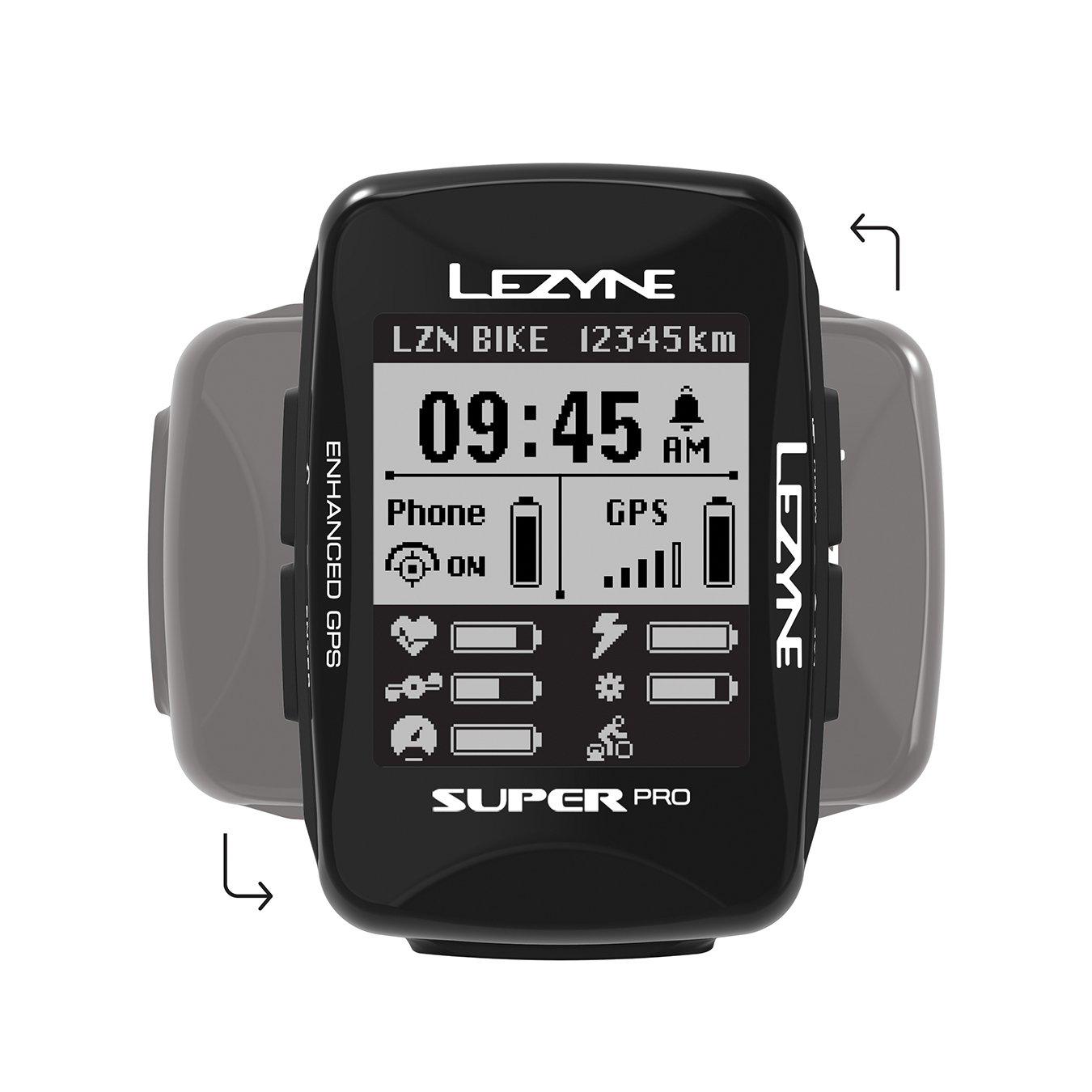 Велосипедный компьютер Lezyne Super Pro GPS HR/ProSC Loaded Y14 Черный (78738) - фото 5