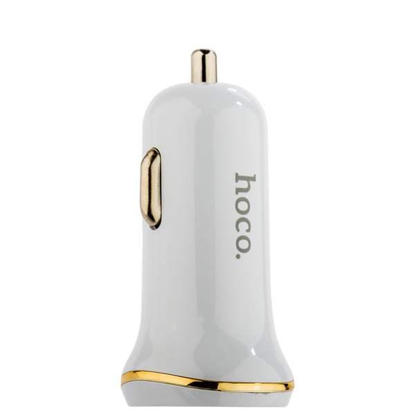 Зарядний пристрій Hoco Lightning cable Z1 2USB 2,1 А White (538007)