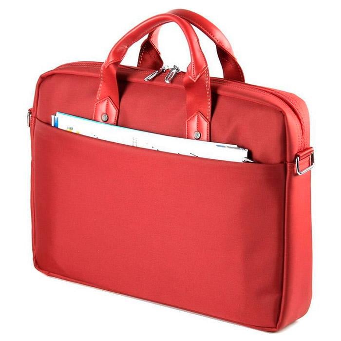 Сумка для ноутбука Continent CC-045 компактная молния 15,6" Красный (618634) - фото 6 Сумка для ноутбука Continent CC-045 компактная молния 15,6" Красный (618634) - фото 6