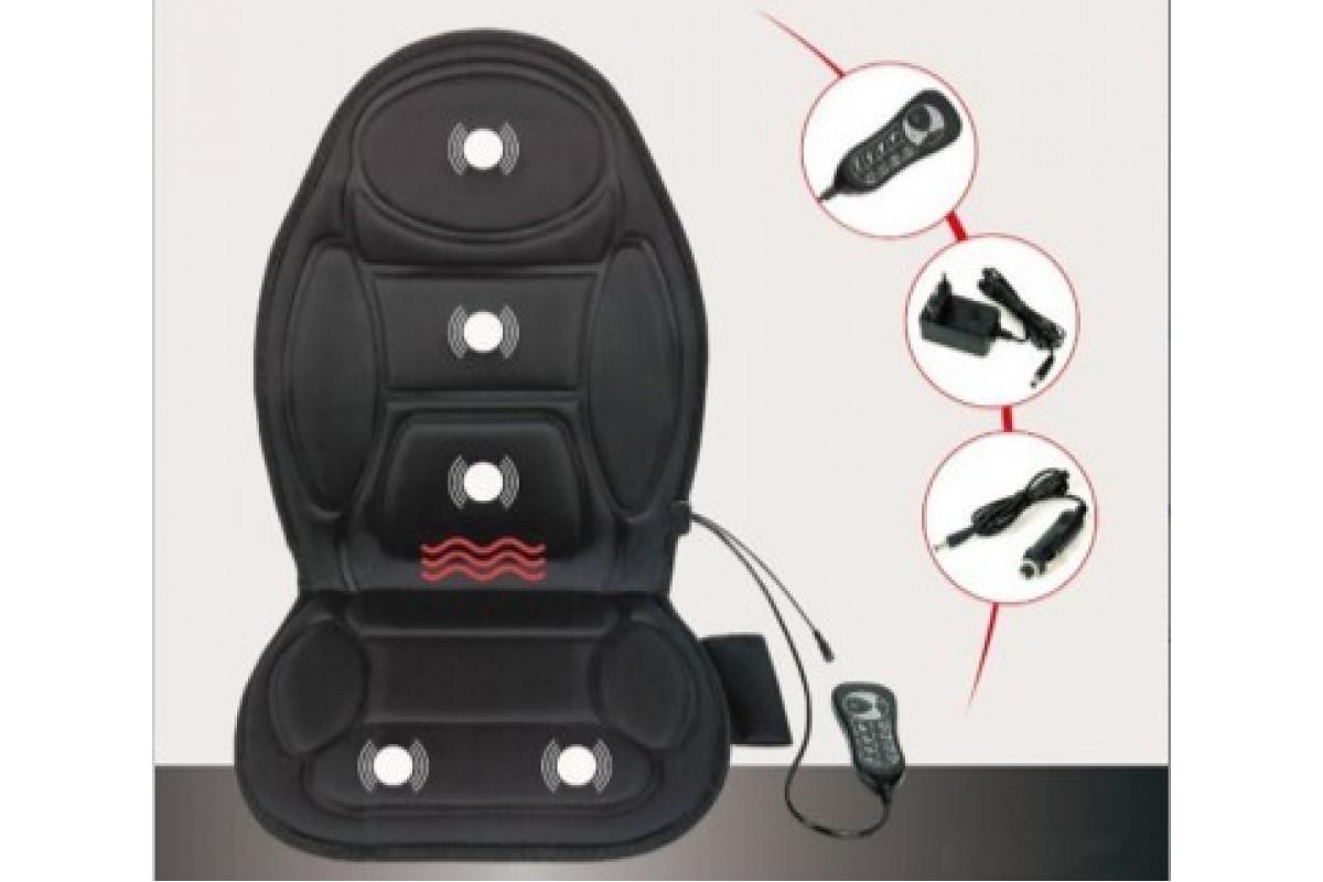 Накидка на крісло Massage cushion JB-616C з підігрівом і масажем автомобільна та пультом (12385824) - фото 2