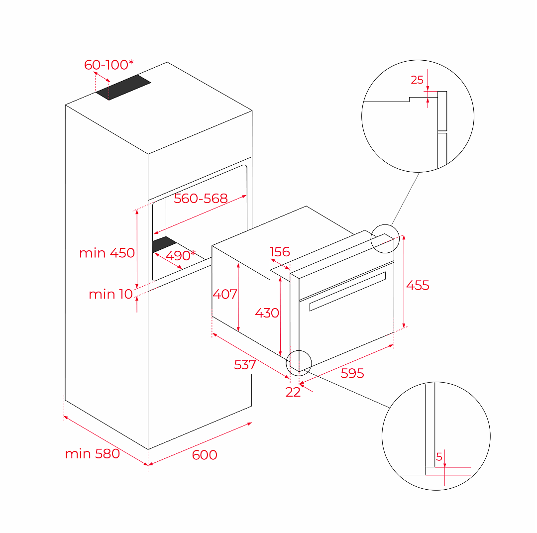 Духовой шкаф Teka HLC 840 BK 41531020 (35896) - фото 2