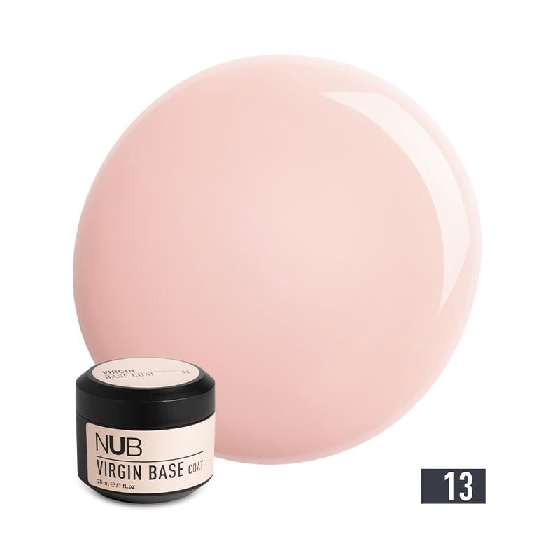 База камуфлююча каучукова для гель-лаку NUB Virgin Base Coat 30 мл 13 Кремово-молочний (90040852)